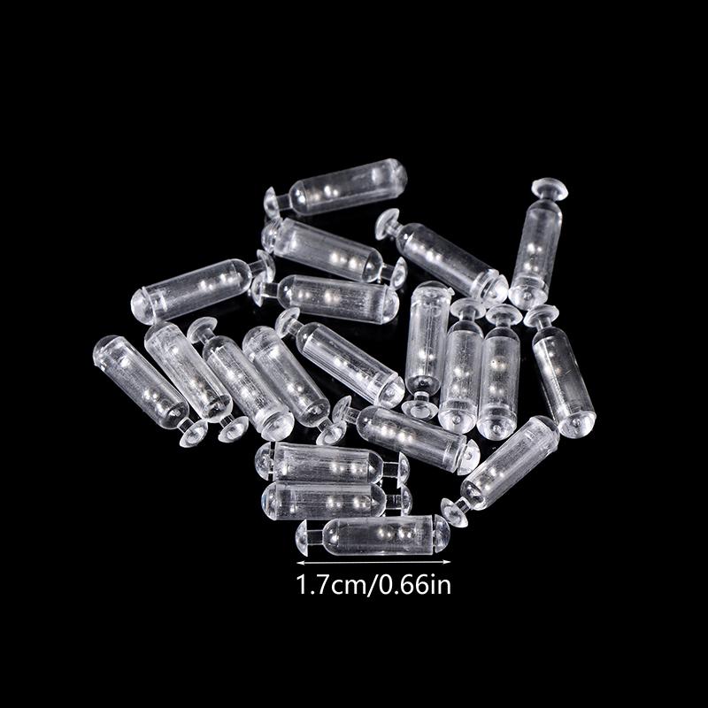 20 шт. Погремушки из нержавеющей стали, стеклянные рыболовные погремушки, вставки-погремушки для трубок, рыболовные аксессуары для приманки